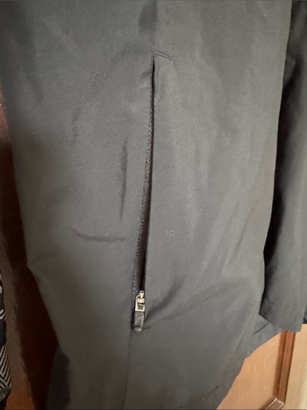 Nike Women’s Black Hooded Zip Jacket with Reflective Patterned Sleeves - Picture 9 of 9